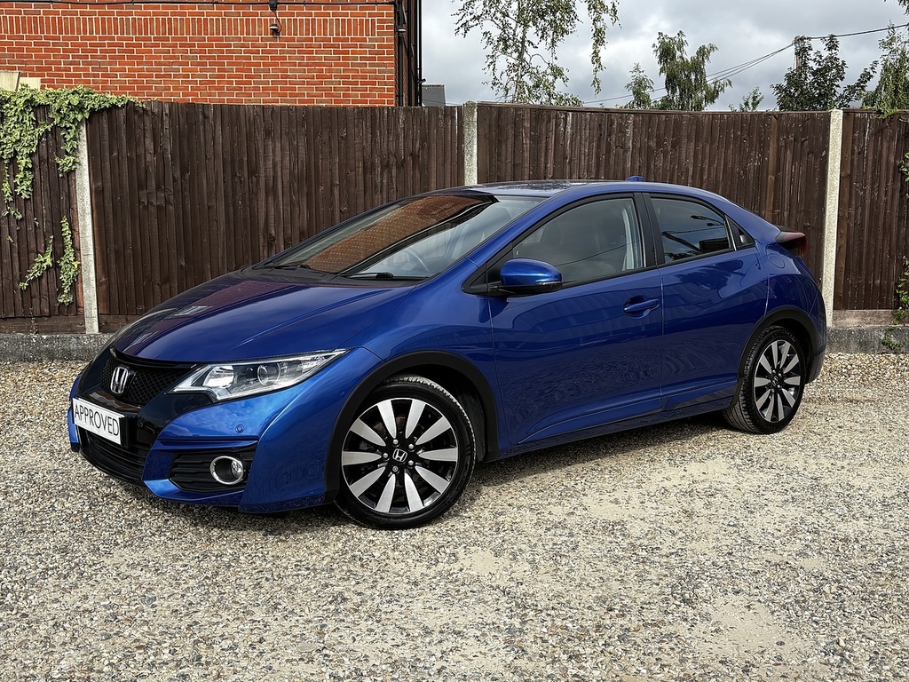 Honda Civic I-vtec Se Plus Blue #4
