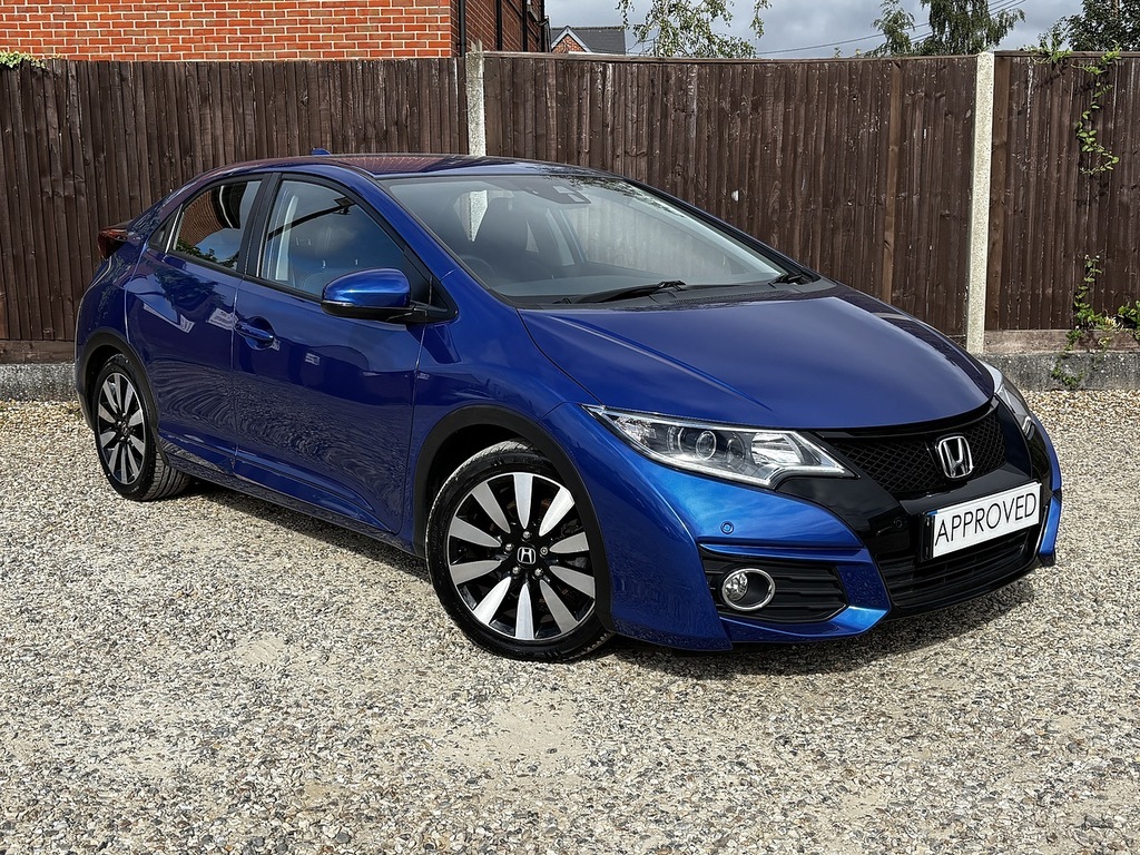 Honda Civic I-vtec Se Plus Blue #2
