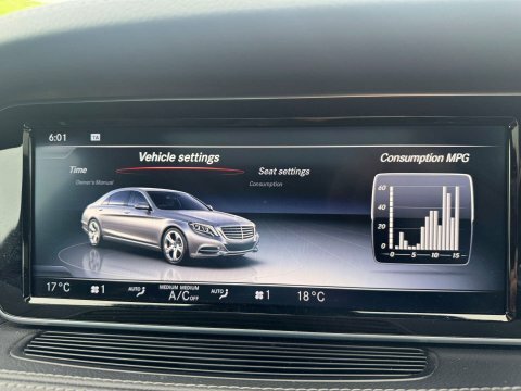 Mercedes-Benz S Class Saloon 3.0 S350d V6 Amg Line G-tronic Euro 6 Ss Blue #18