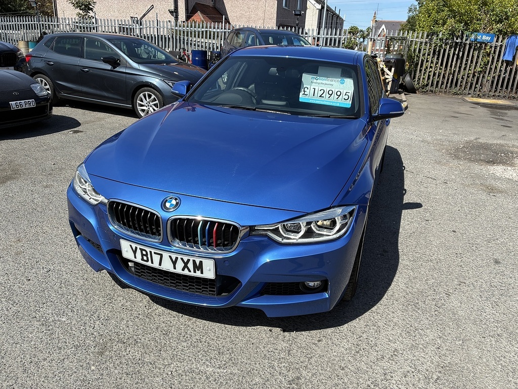 BMW 3 Series 320D M Sport YB17YXM Blue #2