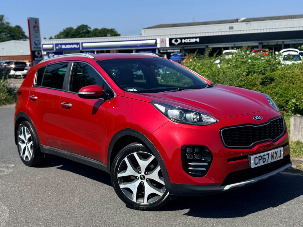 Kia Sportage 1.6 T-gdi Gt-line Euro 6 CP67MXJ Red