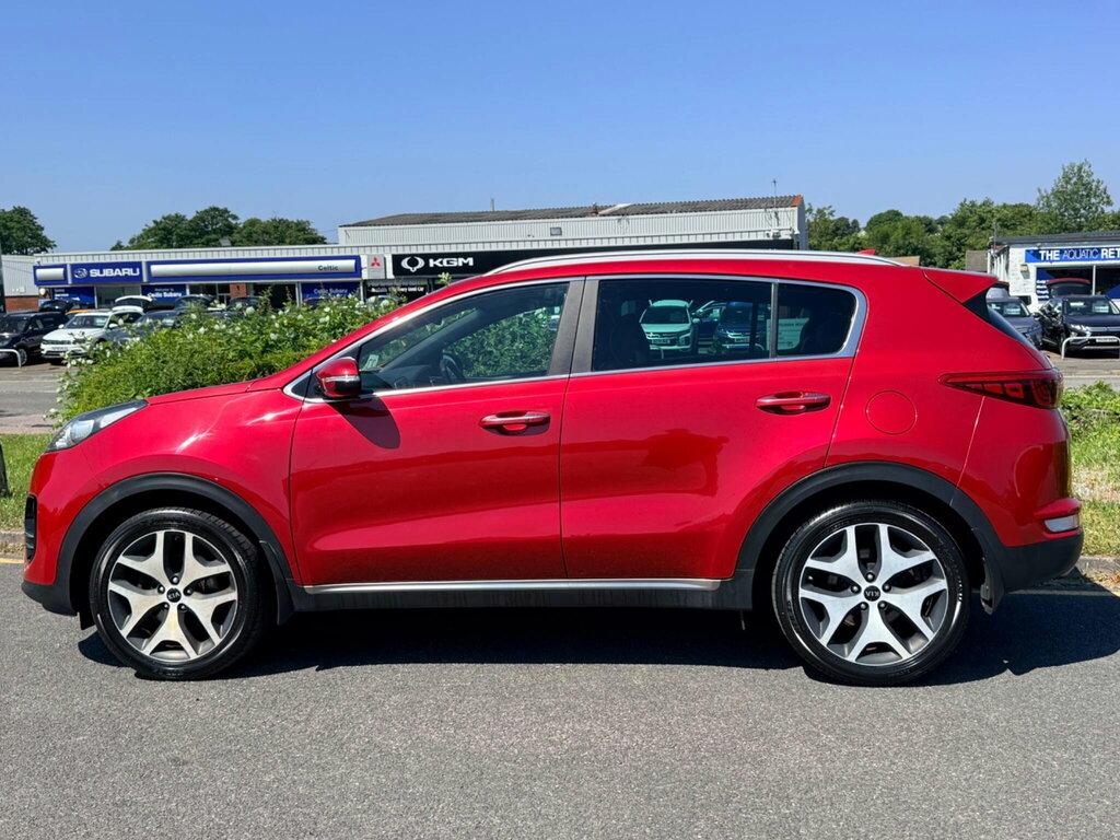 Kia Sportage 1.6 T-gdi Gt-line Euro 6 CP67MXJ Red #4