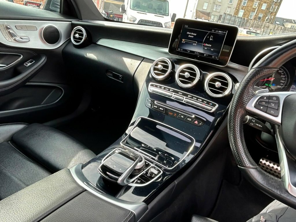 Mercedes-Benz C Class Saloon 2.1 C220d Sport Premium G-tronic Euro 6 Black #9