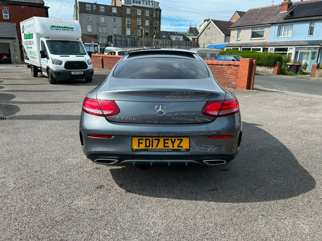 Mercedes-Benz C Class Saloon 2.1 C220d Sport Premium G-tronic Euro 6 Black #10