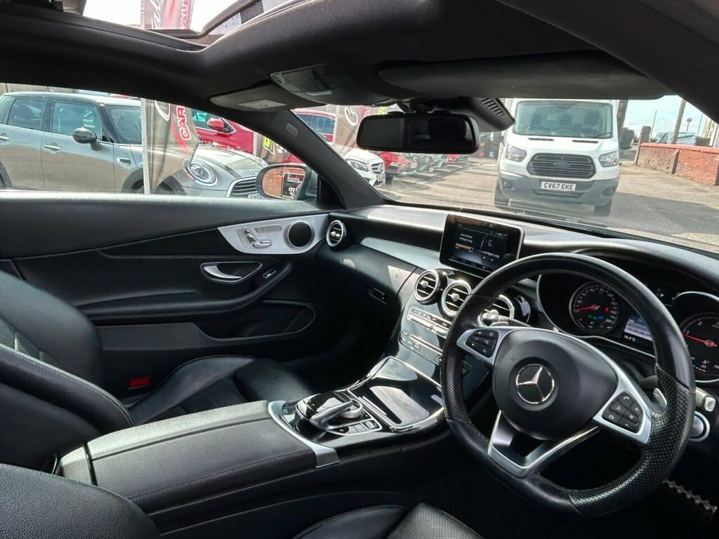 Mercedes-Benz C Class Saloon 2.1 C220d Sport Premium G-tronic Euro 6 Black #7