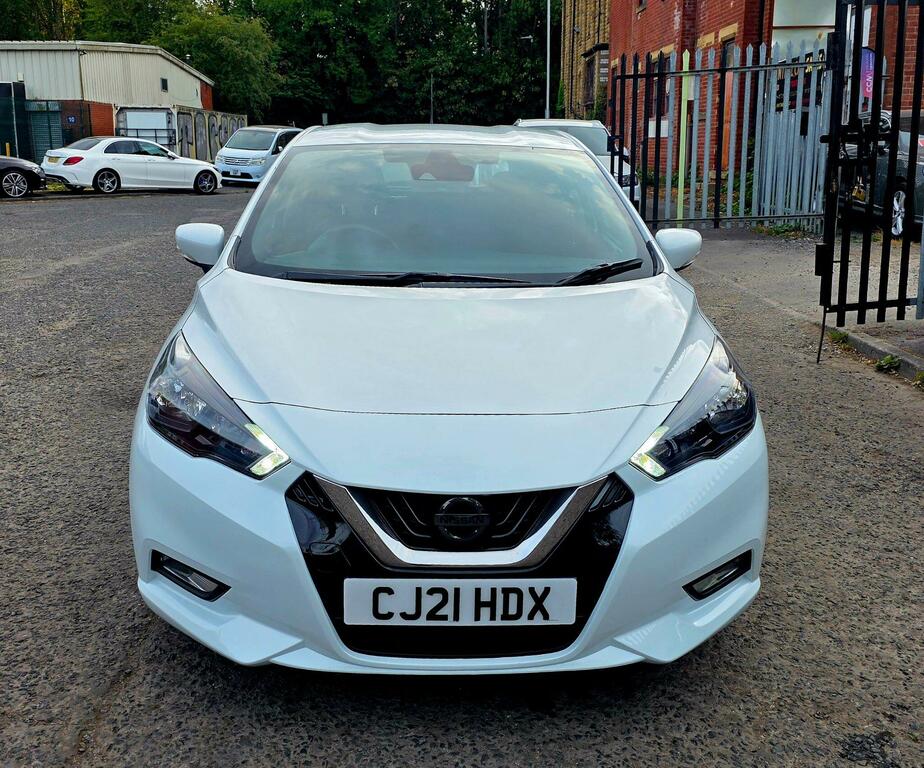 Nissan Micra Acenta White #2