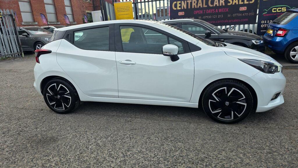 Nissan Micra Acenta White #5