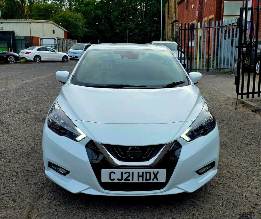 Nissan Micra Acenta White #3