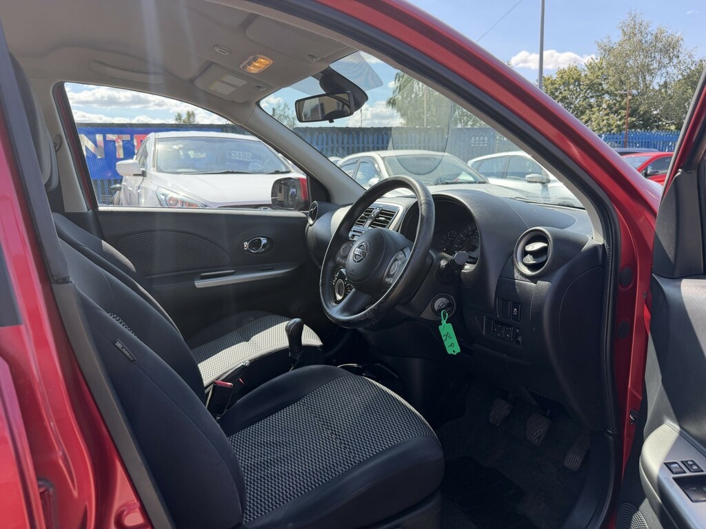 Nissan Micra Hatchback 1.2 Visia Euro 5 201414 Red #13