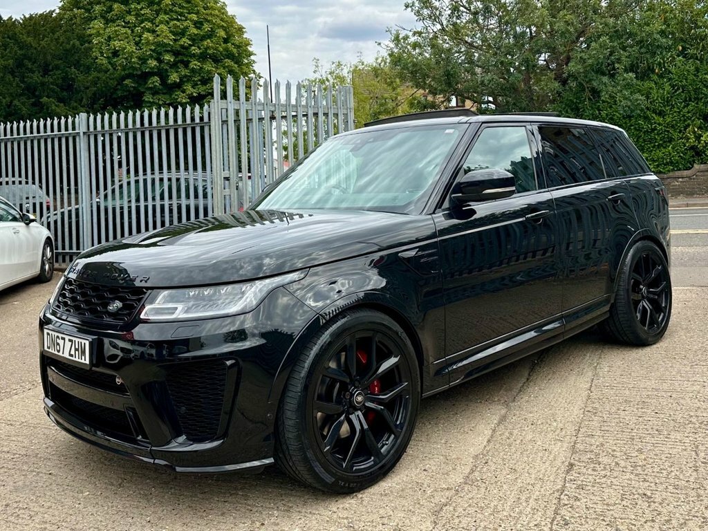 Land Rover Range Rover Sport 5.0 P575 V8 Svr Suv 4Wd Euro 6 S Black #3