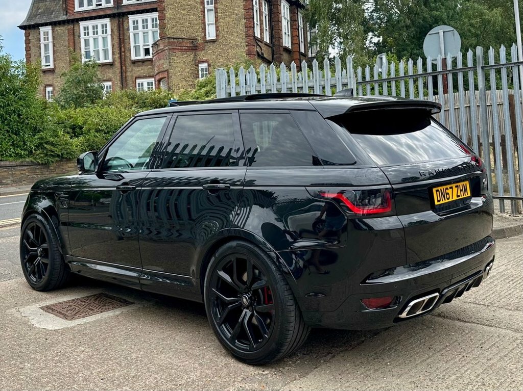 Land Rover Range Rover Sport 5.0 P575 V8 Svr Suv 4Wd Euro 6 S Black #5