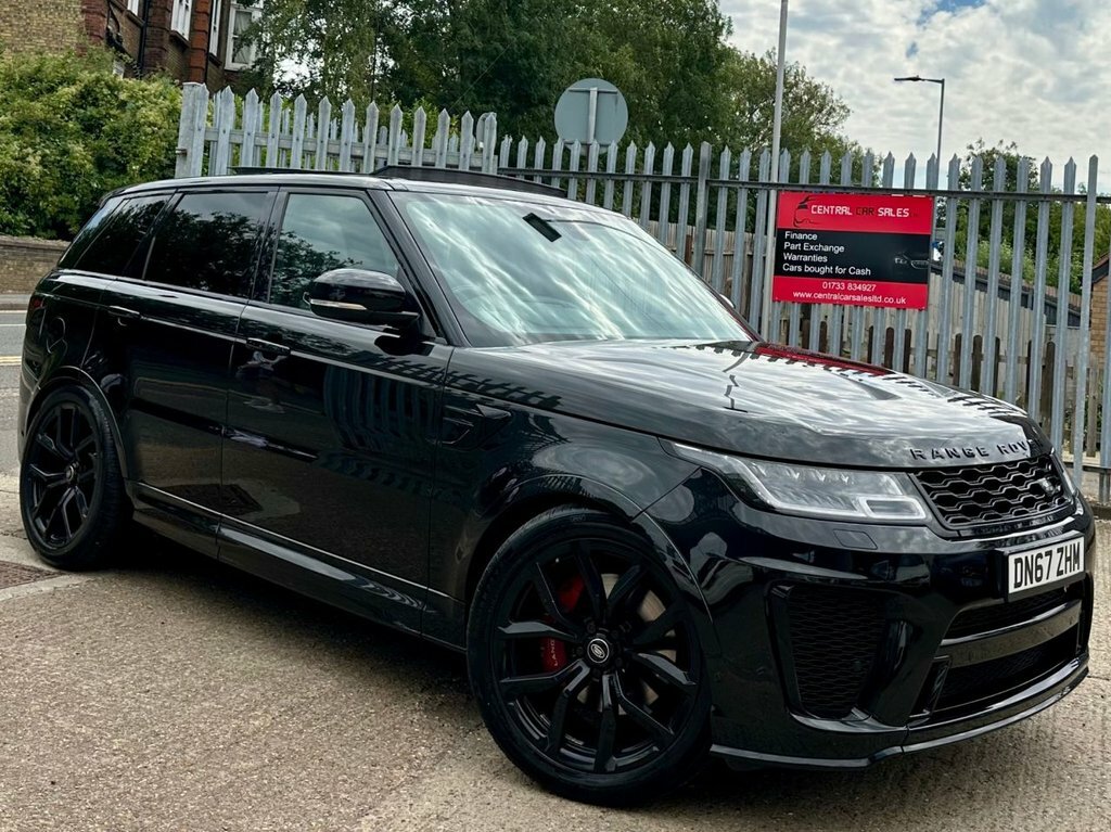 Land Rover Range Rover Sport 5.0 P575 V8 Svr Suv 4Wd Euro 6 S Black