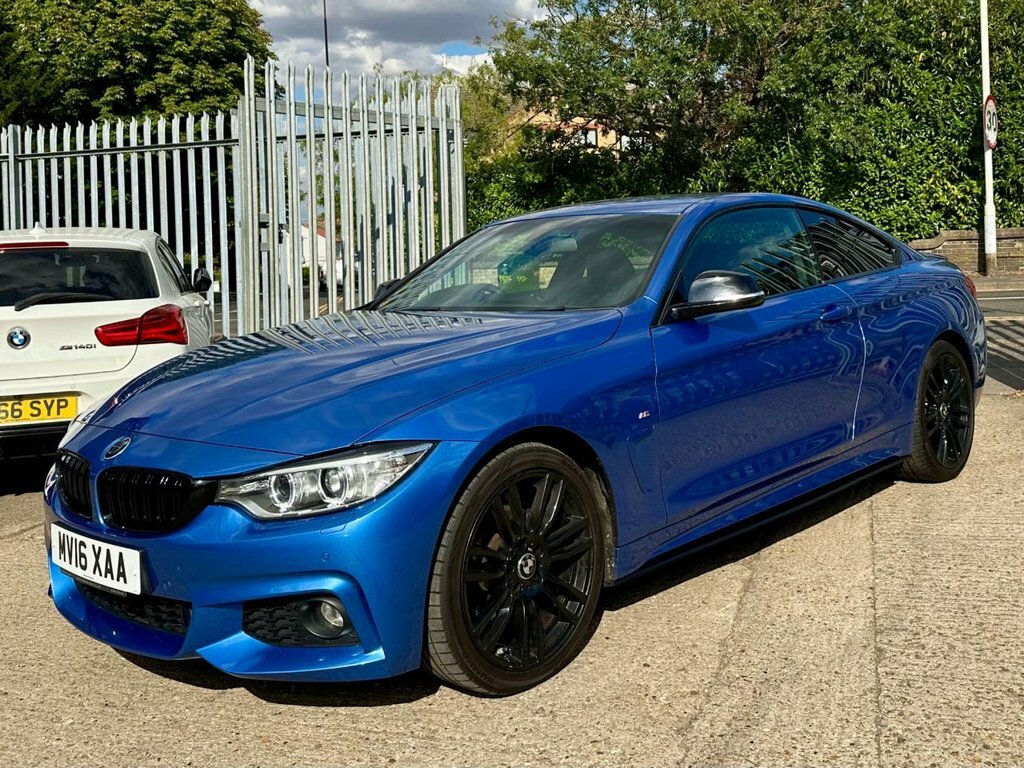 BMW 4 Series Gran Coupe 2.0 420D M Sport Coupe Euro 6 S Blue #3
