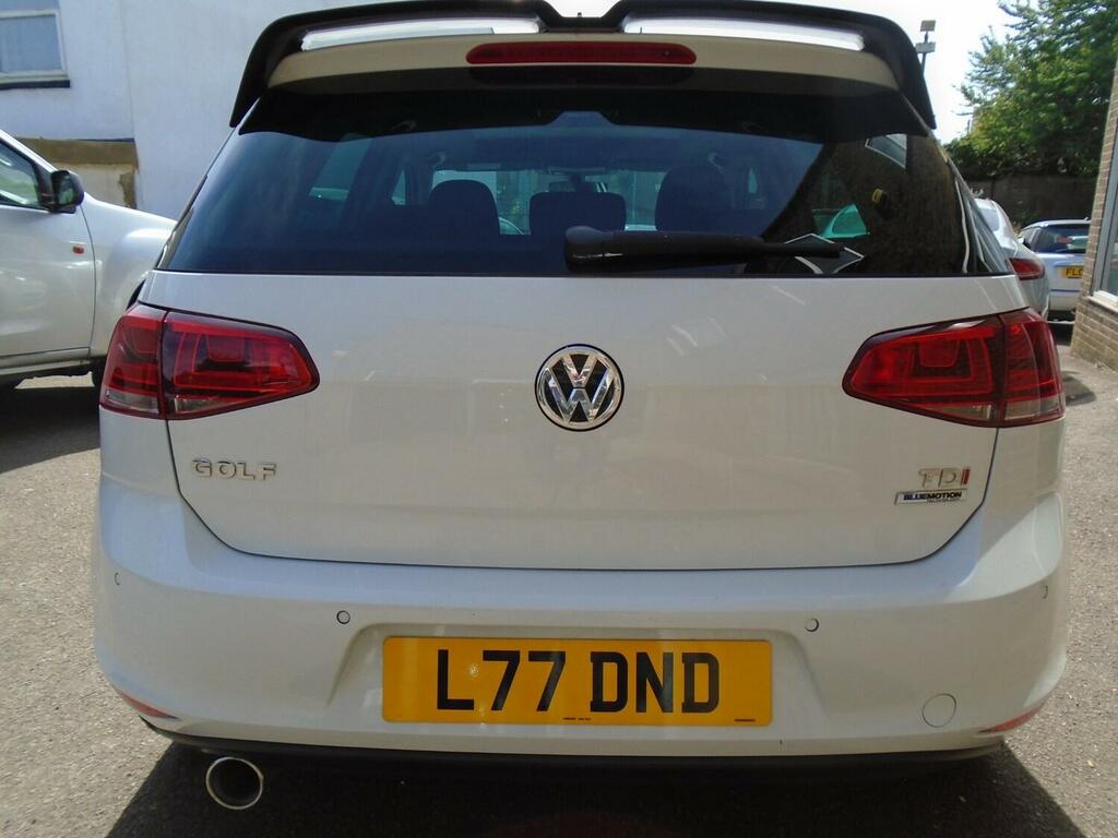 Volkswagen Golf 1.6 Tdi 110 Gt Edition Hatchback White #4