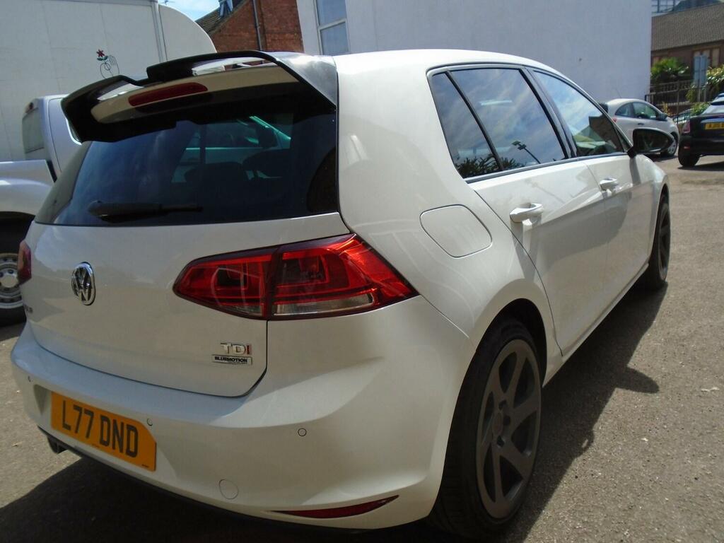 Volkswagen Golf 1.6 Tdi 110 Gt Edition Hatchback White #6