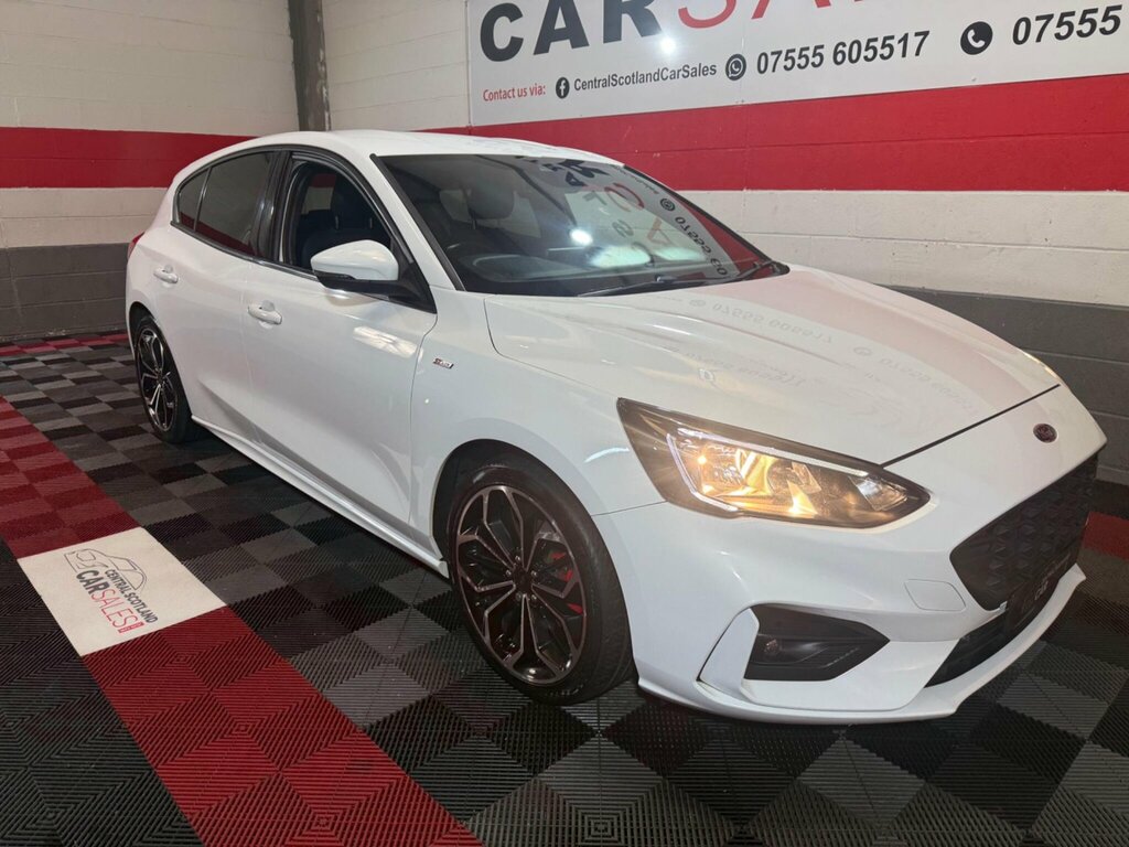 Ford Focus 1.0T Ecoboost St-line X Euro 6 Ss White #2
