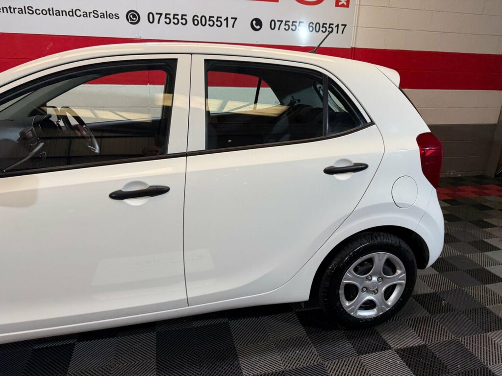 Kia Picanto 1.0 1 Euro 6 White #4