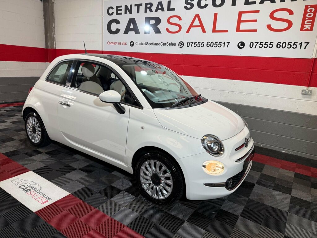 Fiat 500 1.2 Lounge Euro 6 Ss White