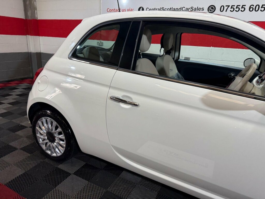 Fiat 500 1.2 Lounge Euro 6 Ss White #4