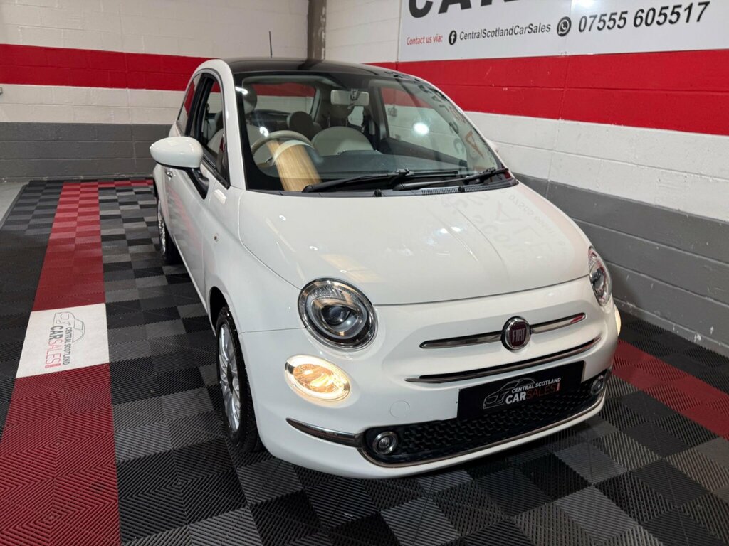 Fiat 500 1.2 Lounge Euro 6 Ss White #6