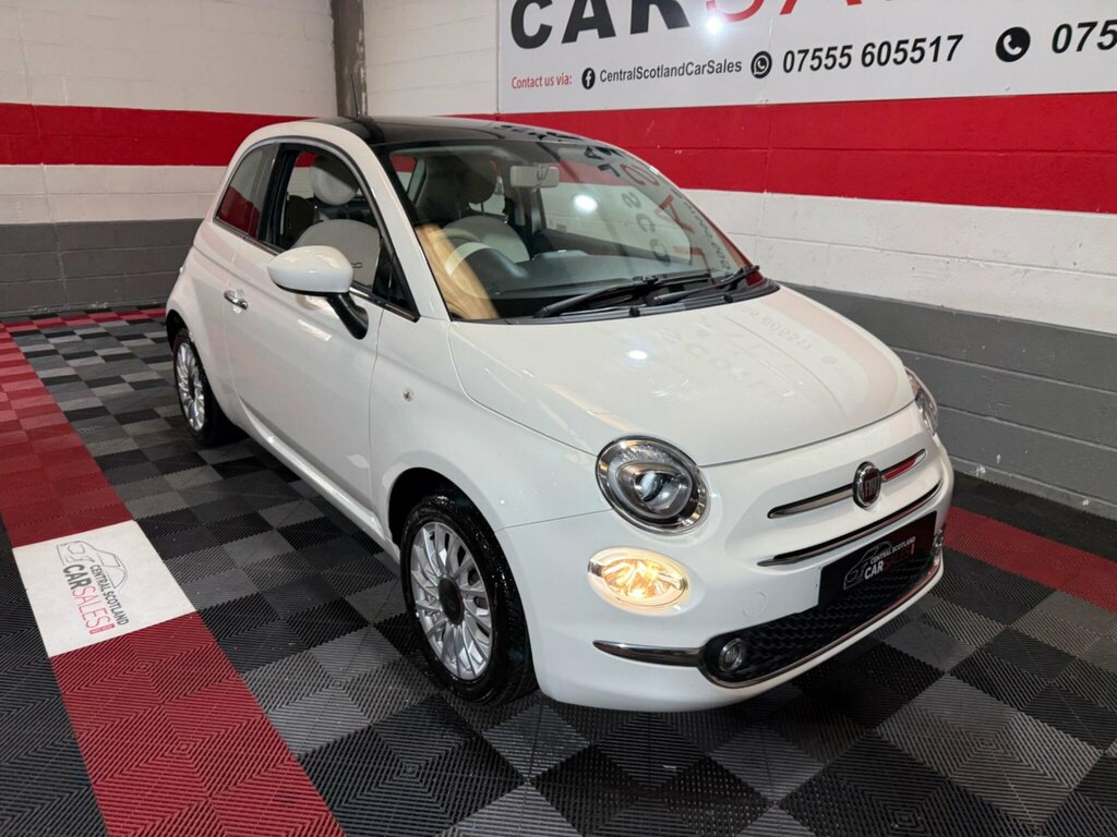 Fiat 500 1.2 Lounge Euro 6 Ss White #5