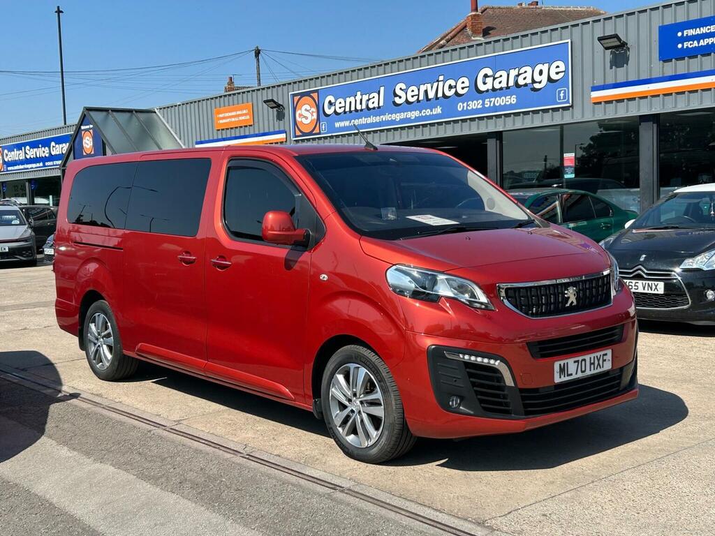 Peugeot Traveller 2.0 Bluehdi Allure Long Mpv Eat8 Lwb Euro 6 Ss Red