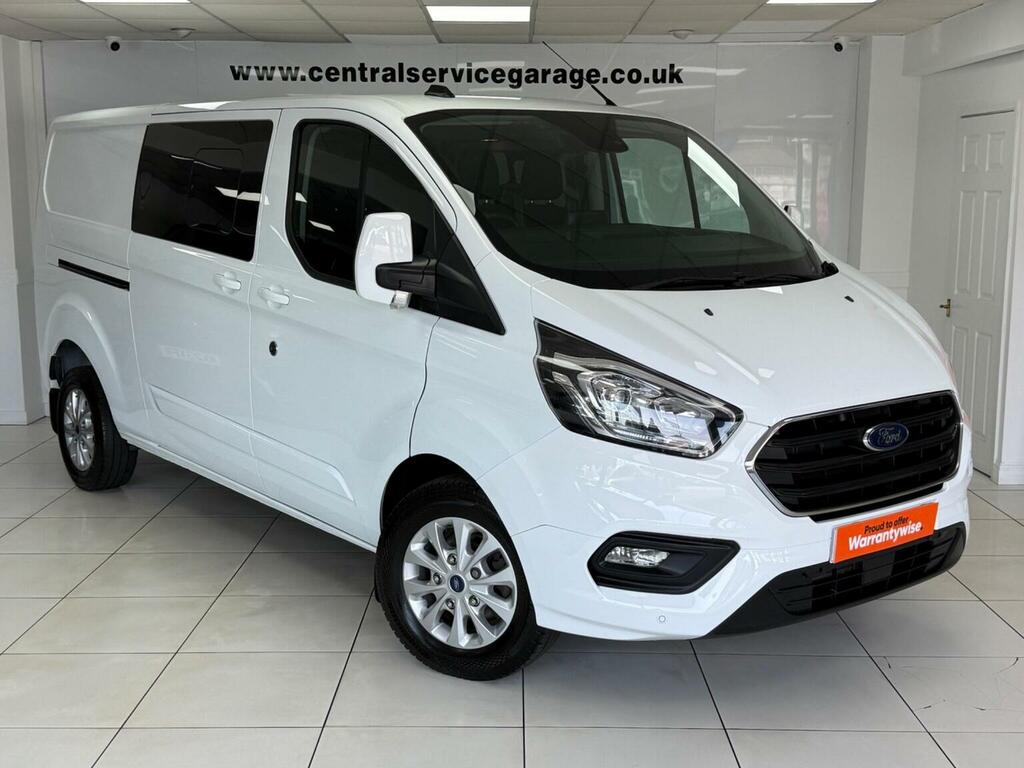 Ford Transit Custom 2.0 320 Ecoblue Limited Crew Van L2 H1 Euro 6 Ss White