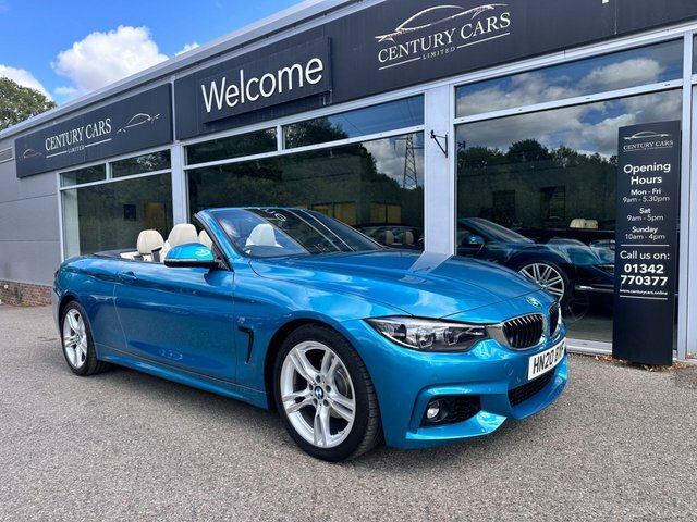 BMW 4 Series Convertible Blue #3