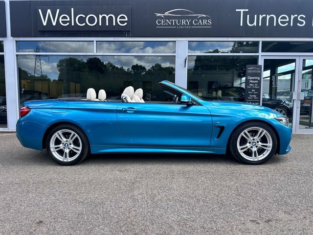 BMW 4 Series Convertible Blue #4