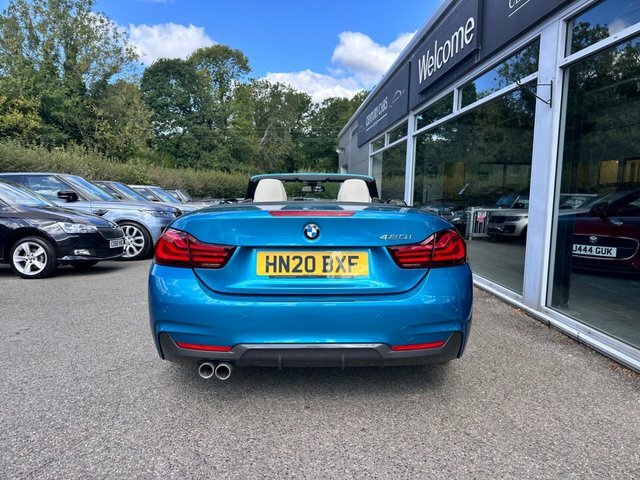 BMW 4 Series Convertible Blue #6