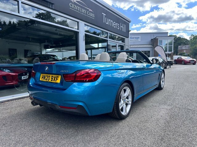 BMW 4 Series Convertible Blue #5