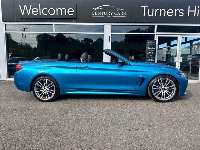 BMW 4 Series Convertible Blue #4