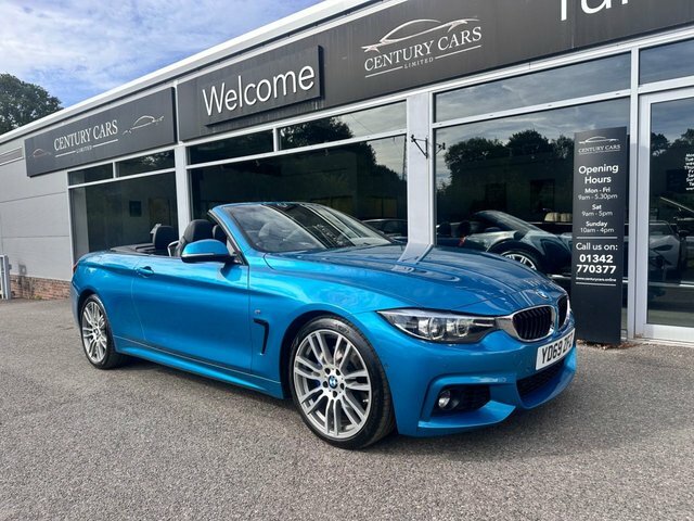 BMW 4 Series Convertible Blue #3