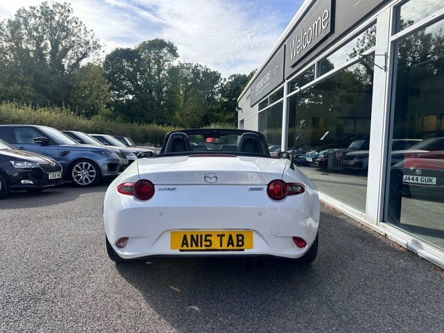 Mazda MX-5 Convertible White #6