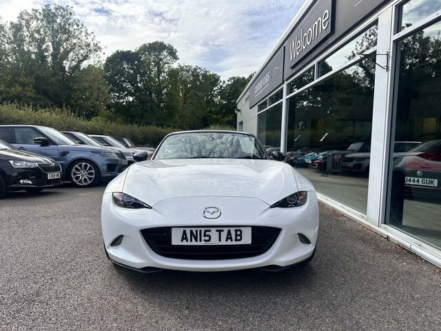 Mazda MX-5 Convertible White #2