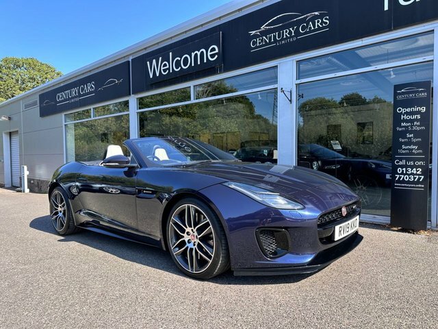 Jaguar F-Type Convertible Blue #3
