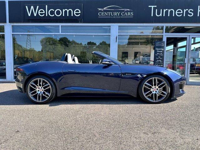 Jaguar F-Type Convertible Blue #4