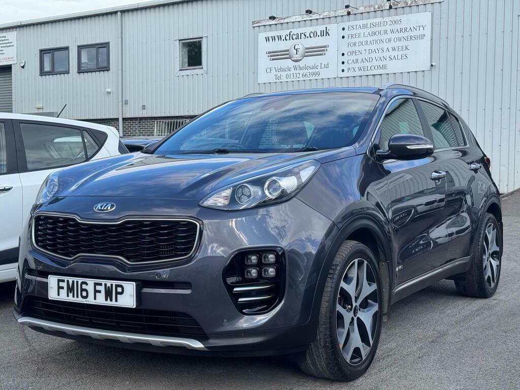 Kia Sportage 2.0 Crdi Gt-line Awd Euro 6 Grey #2