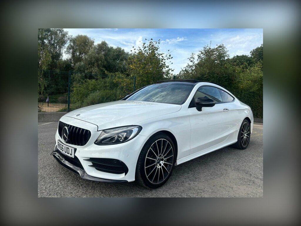 Mercedes-Benz C Class 2.0 C200 Amg Line Premium Plus 7G-tronic Euro 6 White