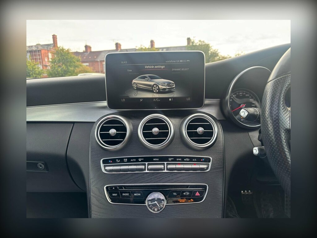 Mercedes-Benz C Class 1.6 C200d Amg Line G-tronic Euro 6 Ss Black #23