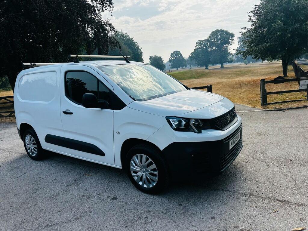 Peugeot Partner 1.5 Bluehdi 1000 Professional Standard Panel Van S White #3