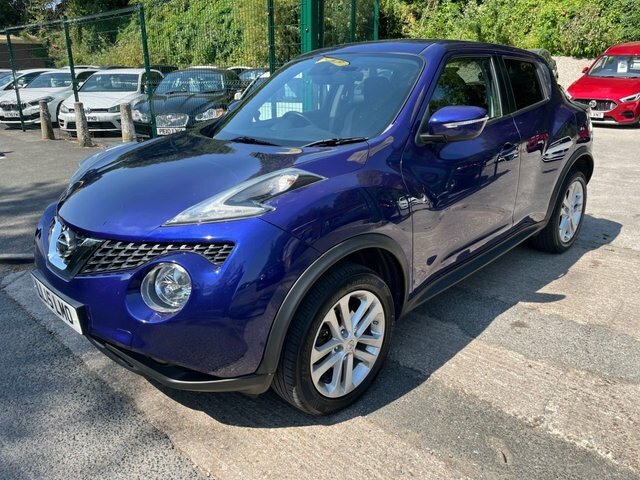 Nissan Juke 2015 1.6 Acenta Suv Xtron Euro 5 117 P Blue #3