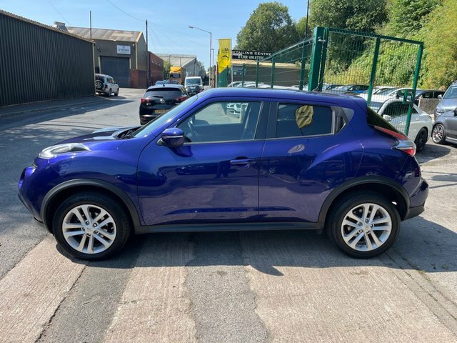 Nissan Juke 2015 1.6 Acenta Suv Xtron Euro 5 117 P Blue #4