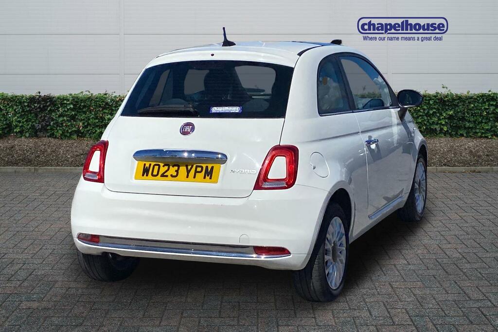 Fiat 500 Mhev 1.0 White #3