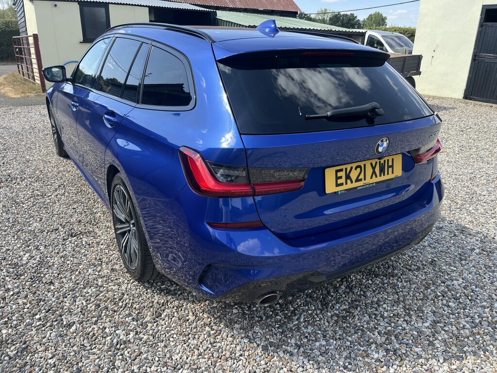 BMW 3 Series 2.0 330E M Sport EK21XWH Blue #2