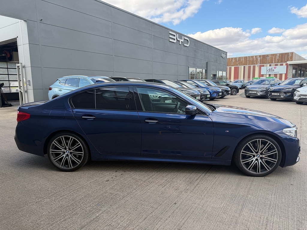 BMW 5 Series 540I M Sport Blue #5