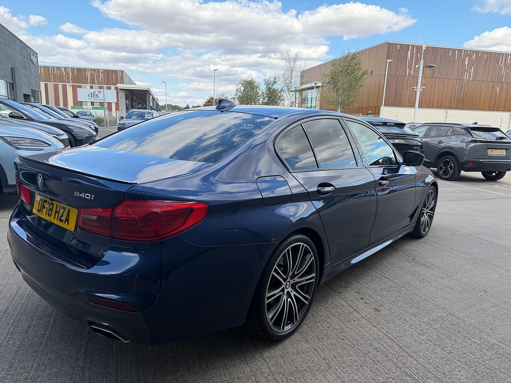BMW 5 Series 540I M Sport Blue #6