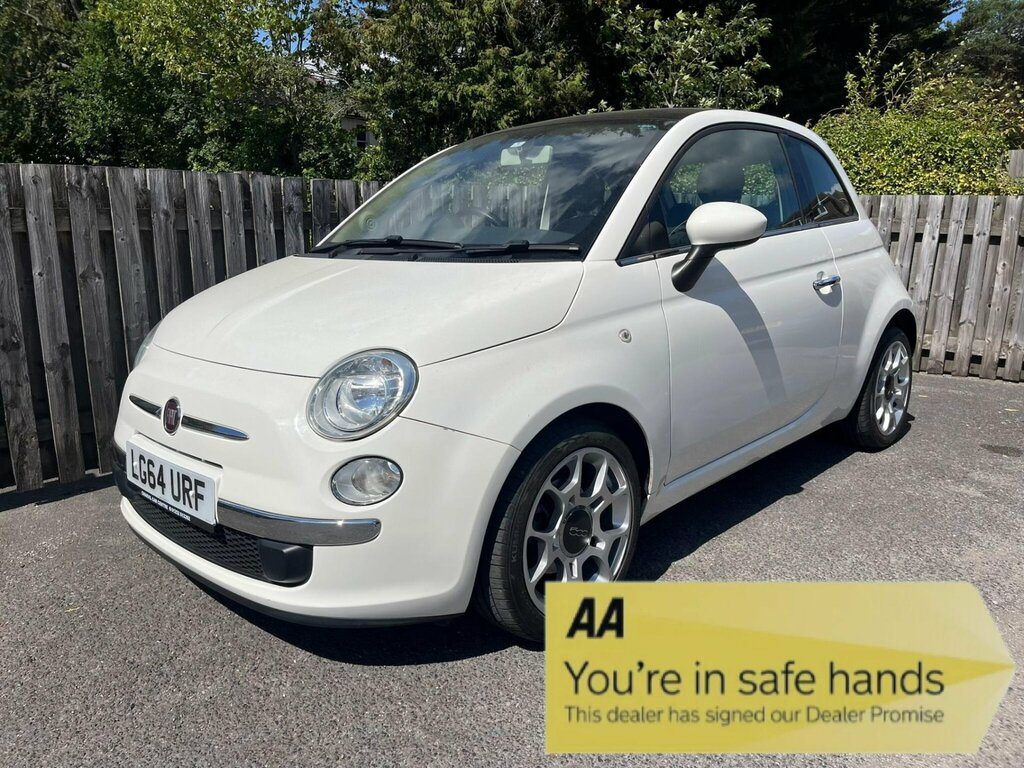 Fiat 500 0.9 Twinair Lounge Euro 6 Ss White