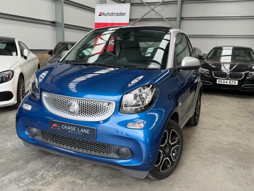 Smart Fortwo 1.0 Prime Premium Twinamic Euro 6 Ss Blue #3