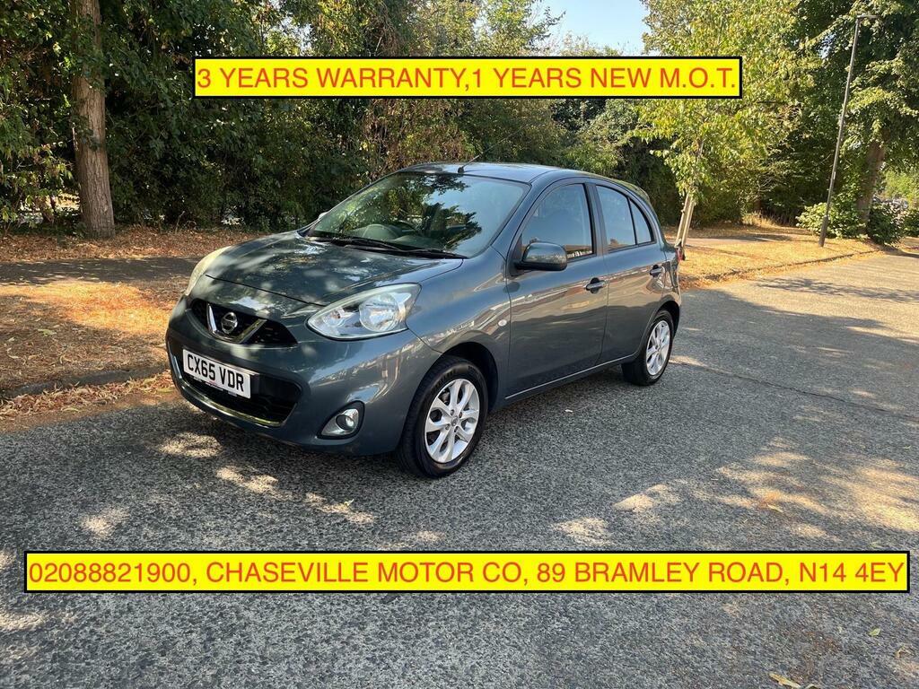 Nissan Micra 1.2 Visia Hatchback Euro 5 80 P Black #10